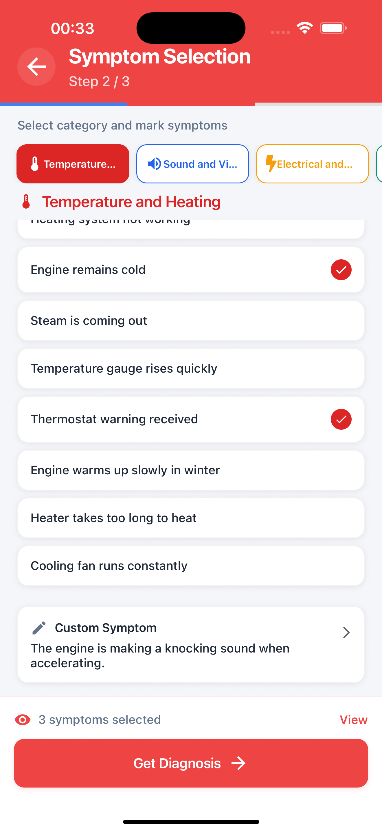 CarFix AI Teşhis Sonuçları